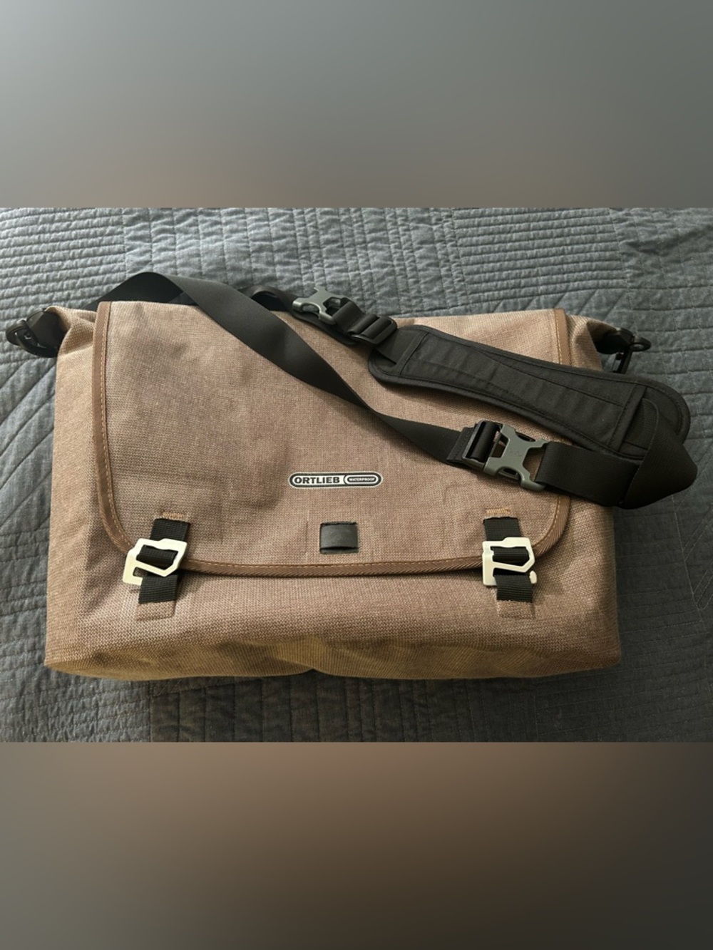 Ortlieb Waterproof Brown Messenger Bag